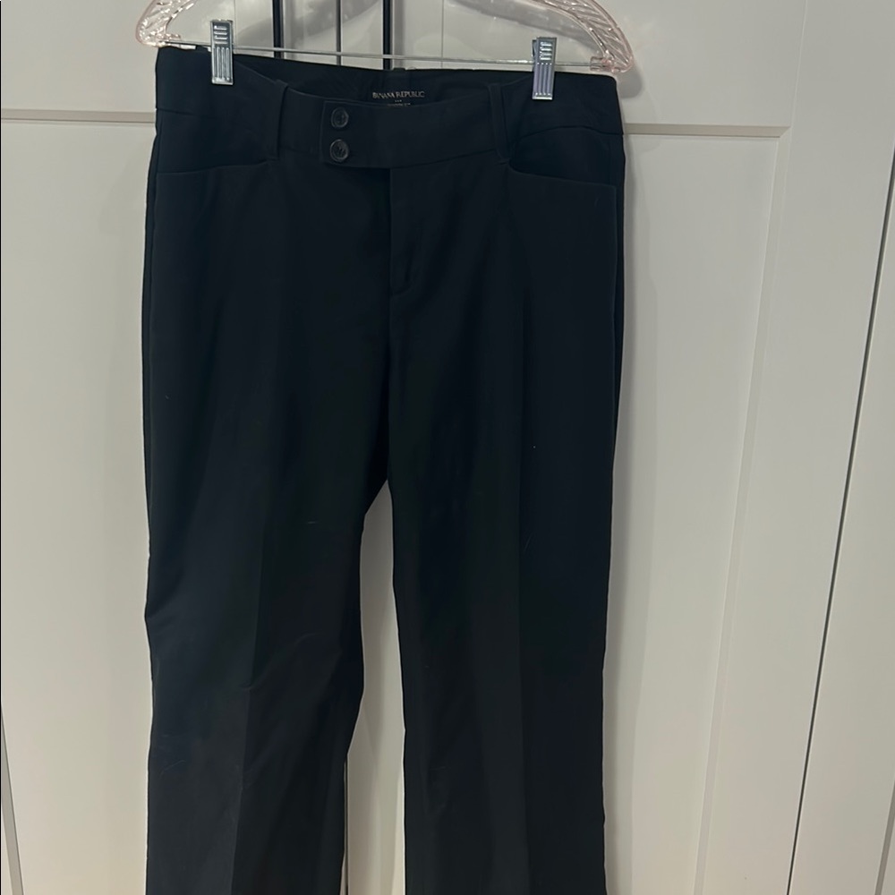 Banana Republic Black Dress Pants Classic Style